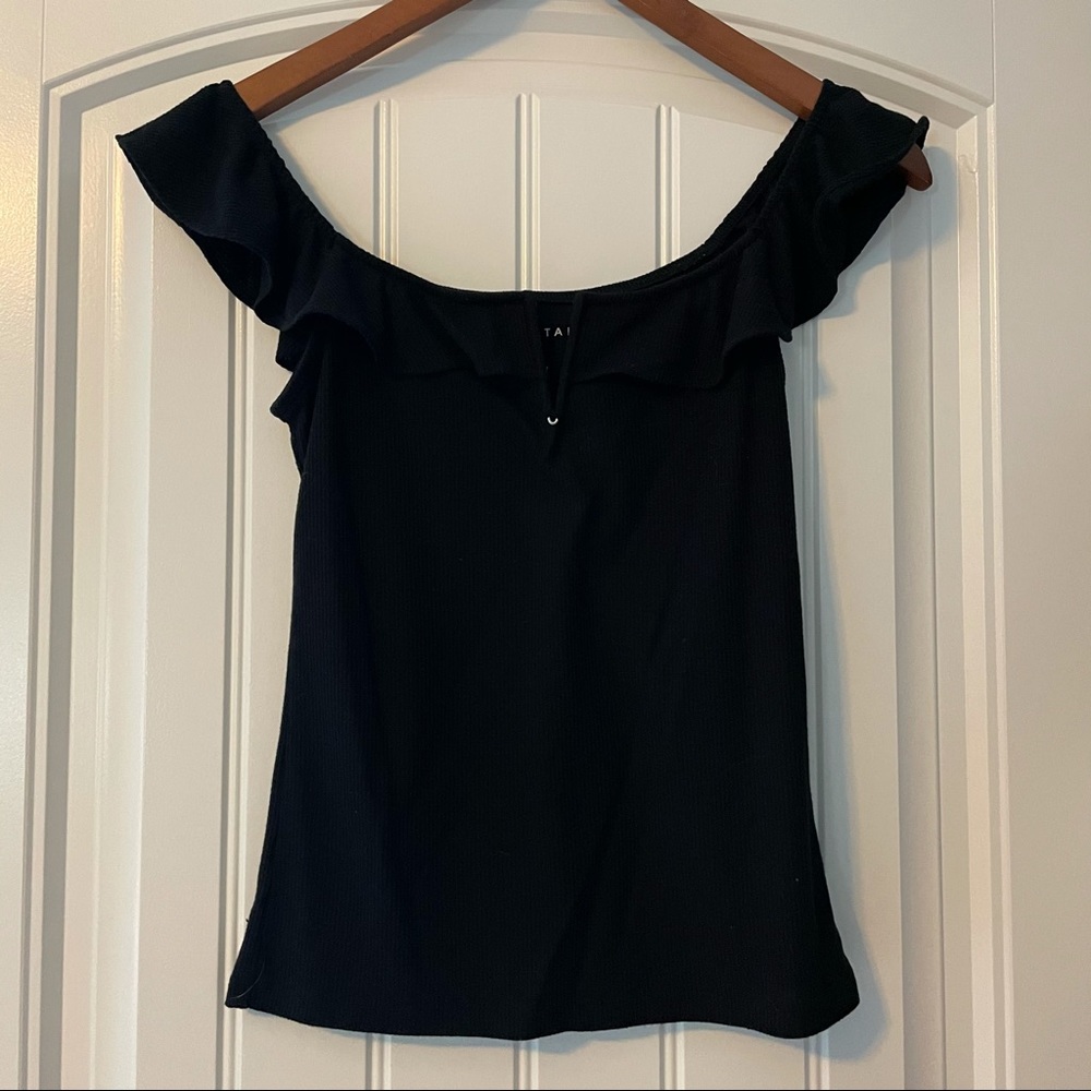 Aeropostale black off the shoulder top